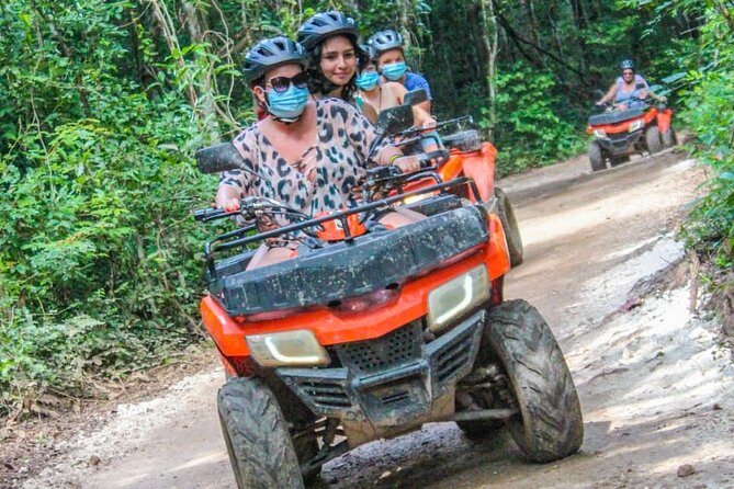 The best ATV tour with ziplines and Cenote swim day! - Cancun or Puerto Morelos pickup: the “easy button” part