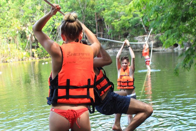 The best ATVs, zipline, cenote tour with lunch and transportation - Zip Lines Through the Canopy: Equipment Included, Photos Restricted
