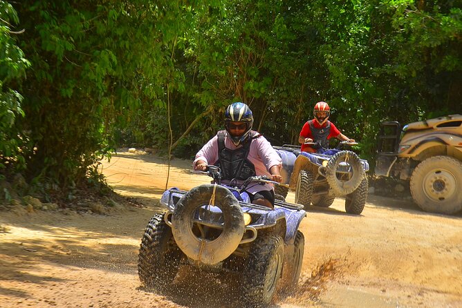 Top ATV's in Mexico includes Cenote, Ziplines, snack & transport. - Zipline Circuit: Flying Through the Treetops With Safety Rules