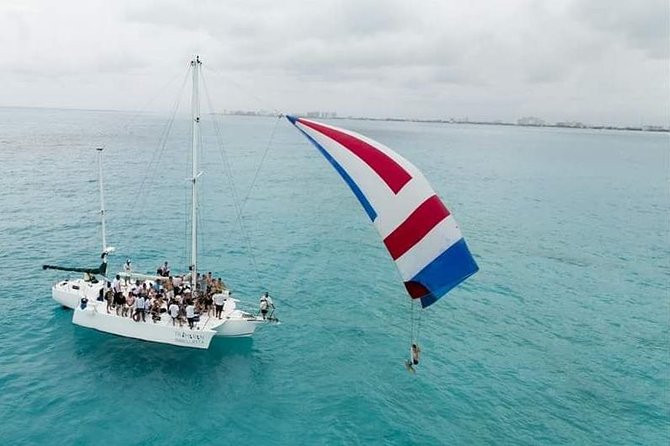 Trimaran La Lupita,Sail Away to Isla Mujeres from Cancun - Snorkeling at El Farito or Manchones Reef: 45 minutes that matter