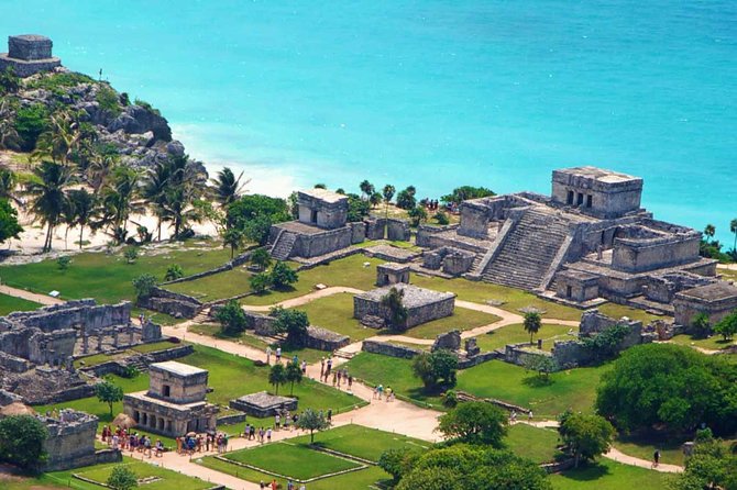 Tulum Akumal Snorkel Tour and 4 Cenotes Small Group All Fees Incl - Akumal Beach snorkeling: turtles, sting rays, and fish time