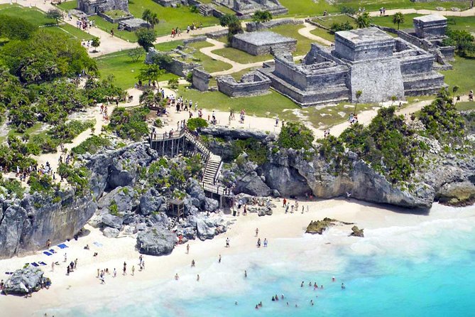 Tulum and Coba 4x1 with Cenote, Playa del Carmen, Mayan Village All Inclusive Tour - Pickup, bus time, and why the day can stretch
