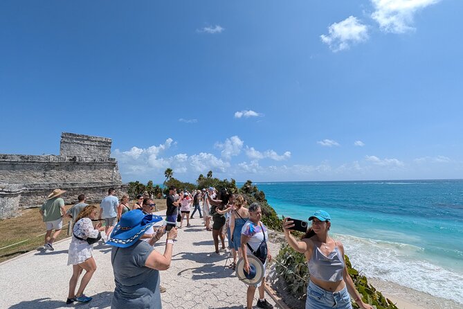 Tulum, Cobá, Cenote & Playa del Carmen 4-in-1 Full Day Tour - Tulum Archaeological Site: Ocean Views Plus Photo Time