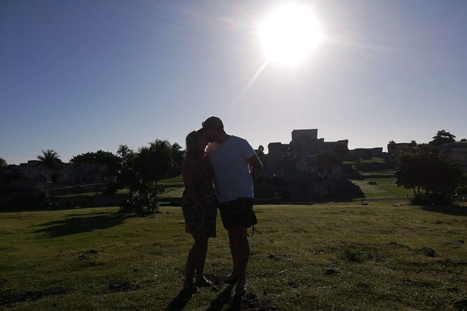 TULUM RISING-Early Bird Experience-Ruins-Cenote-Lagoon-Private Expedition. - Stop 1: Tulum Archaeological Site by the Caribbean