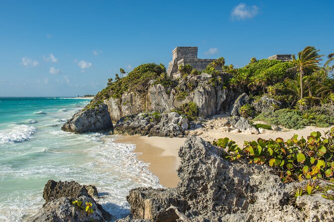 Tulum Ruins, Sea Turtles & Cenote Swim Adventure Tour - Early-Access Tulum Ruins Over the Caribbean
