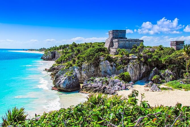 Tulum Ruins visit cenotes house turtle and Sculpture Come to Light - A 12-hour day that strings together four big moments