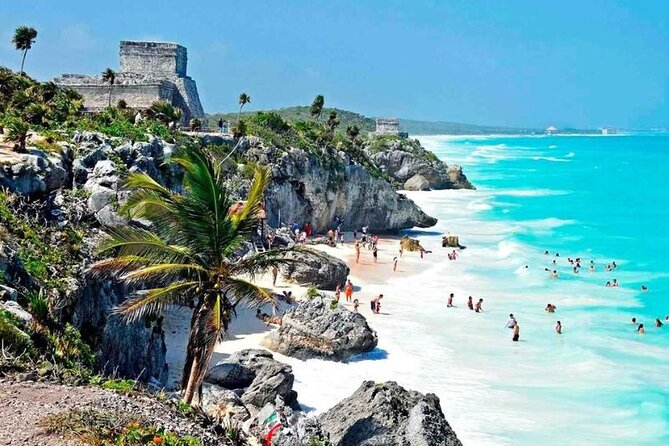 Tulum Ruins visit cenotes house turtle and Sculpture Come to Light - Tulum archaeological zone on your own, plus the site fees
