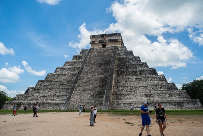 Visit Chichén Itzá from Cancun or Riviera Maya; Lunch and Cenote - Valladolid stop: a short walk for history vibes and shopping