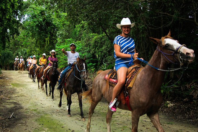 Wonderful Jungle Experience with Horse Riding, ATV, Ziplines and Cenote - ATV driving: drive solo at 18+, or share at the partner level