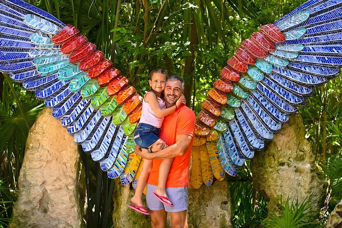 Xcaret Park Plus Tour! Nature, Culture and Nightshow from Cancun - Xcaret by daytime: underground rivers, sea pools, and the beach