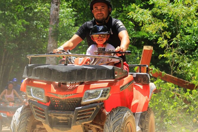Zipline, Cenote and ATV Adventure with Pickup - ATV jungle riding: what you get, and what to prepare for
