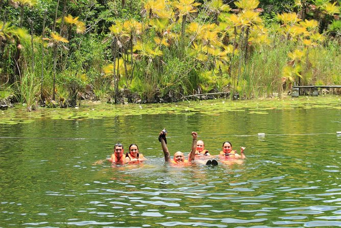 Ziplining and Cenote Tour from Cancun - Crossing suspension bridges and doing the climbs