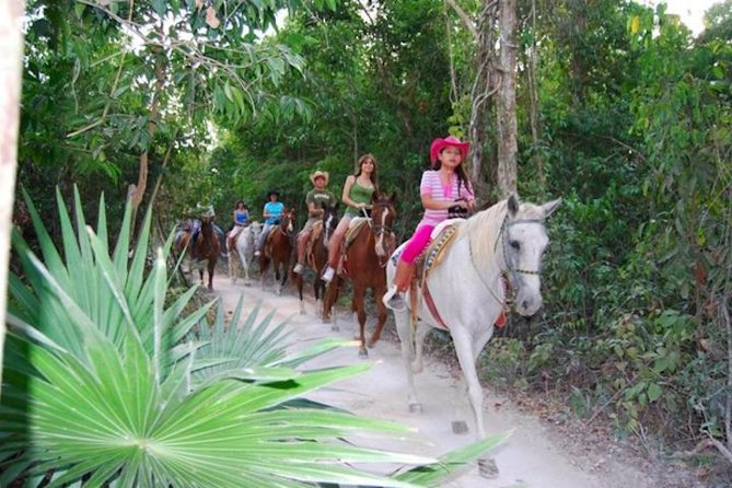 Ziplining and Horseback Riding Experience from Cancun and Playa del Carmen - The cenote dip and snack break you will actually appreciate